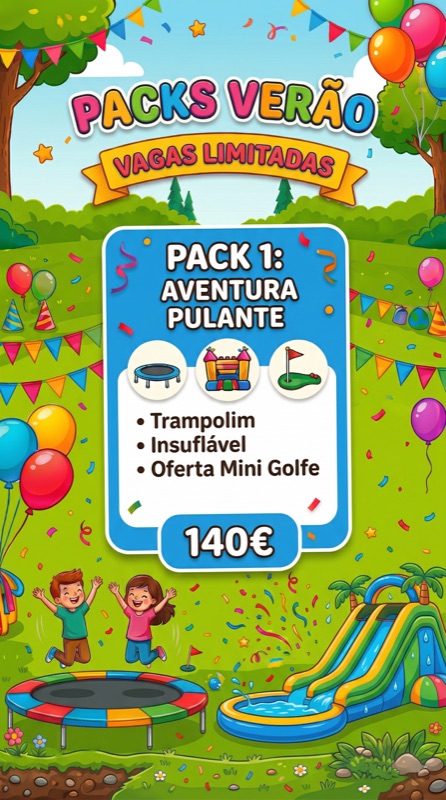 Pack Verão Aventura Pulante