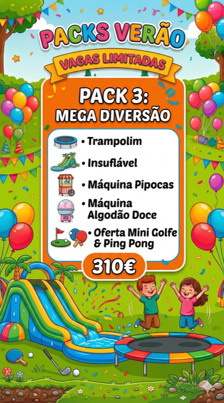 Pack Verão Mega Diversão